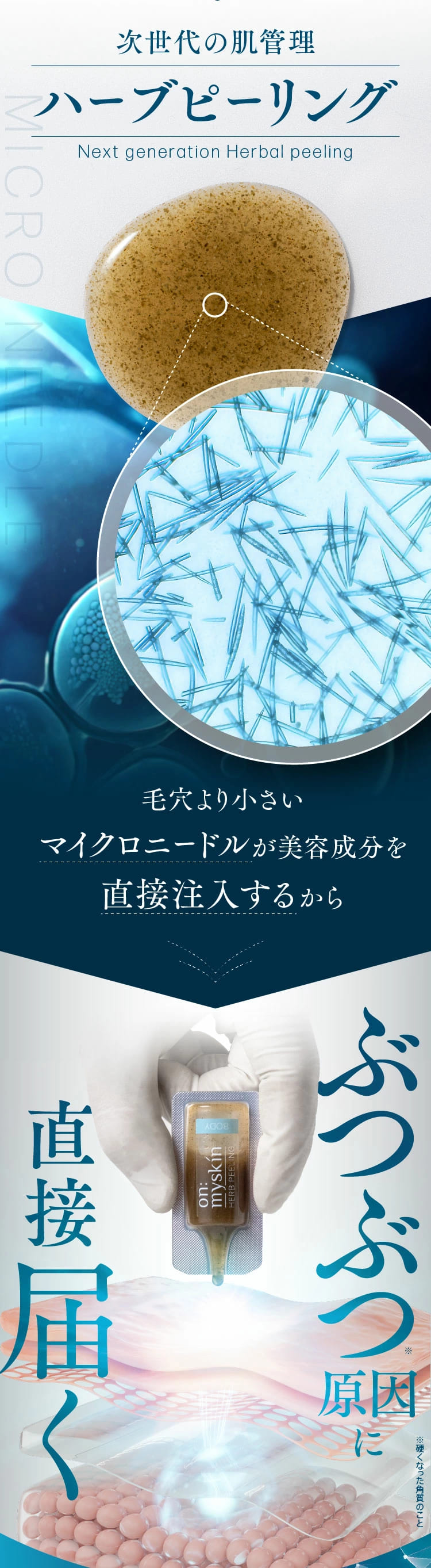 公式】on:myskin body用 自宅でハーブピーリング 美容施術 家庭用