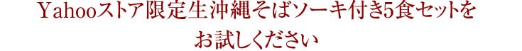 沖縄そばお試しセット