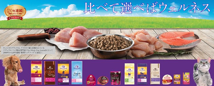 WELLNESS CORE ウェルネス コア 小型犬用 仔犬用 骨抜き七面鳥 1.8kg