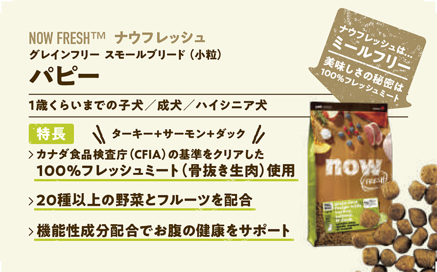 NOW FRESH ナウフレッシュ グレインフリー スモールブリード パピー