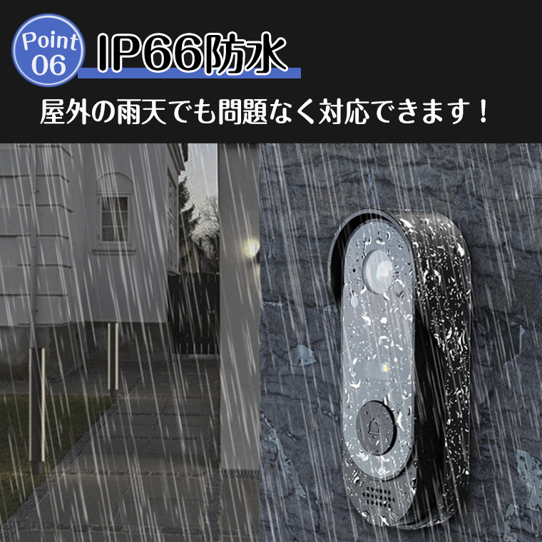 インターホン 工事不要 ドアホン テレビドアホン 録画機能 WIFI不要
