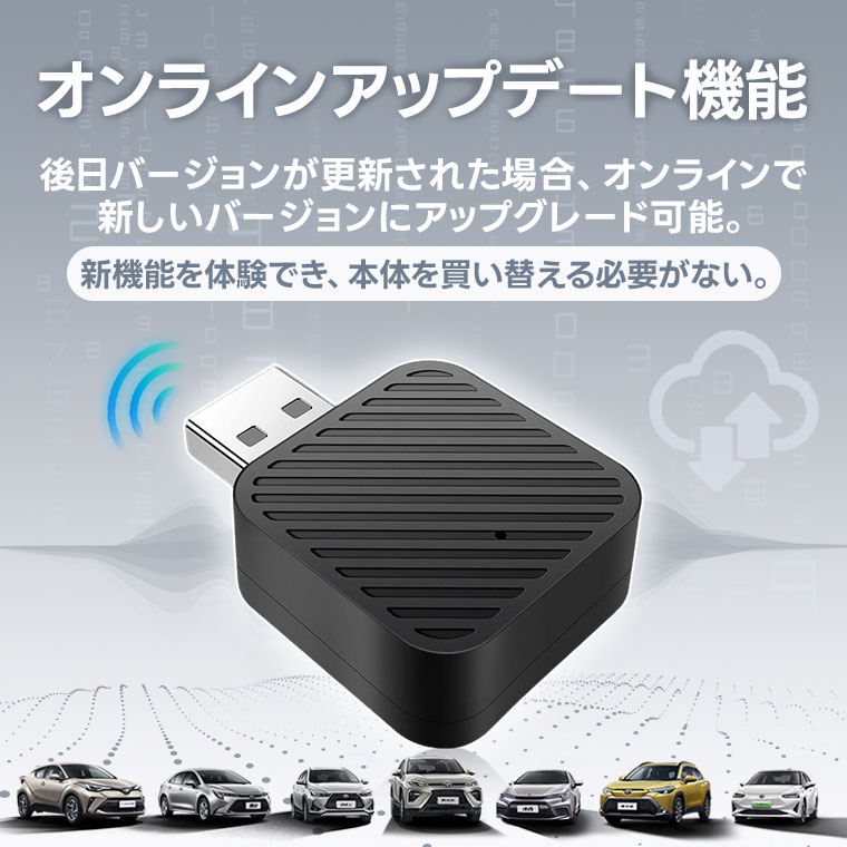 Carplay ワイヤレス アダプター CarPlay Android Auto 対応 5G WiFi