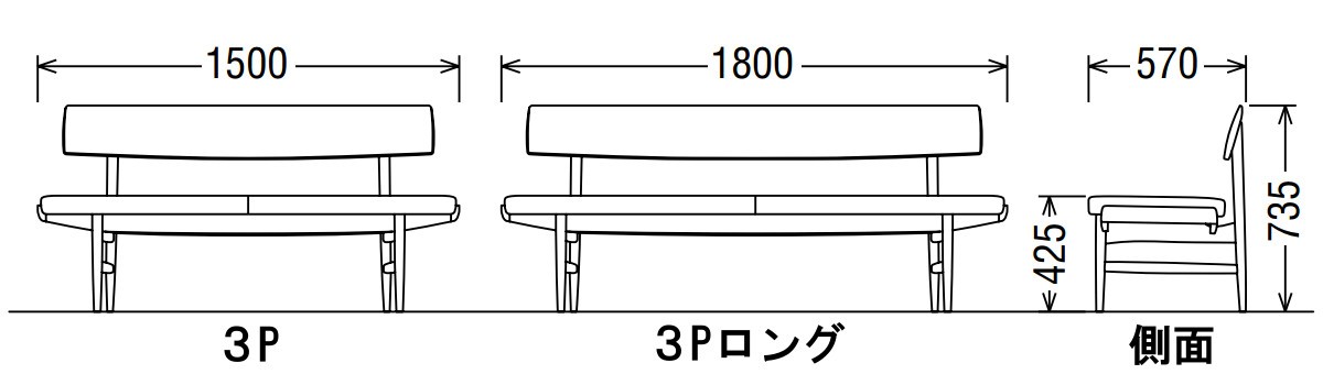 カリモク 肘無しダイニングチェア CU7105E501 CU7115 ブナ材 布シート