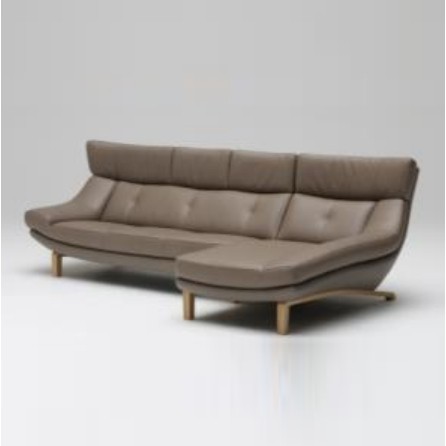 カリモク家具（KARIMOKU FURNITURE） カリモク 本革 右肘3Pソファー