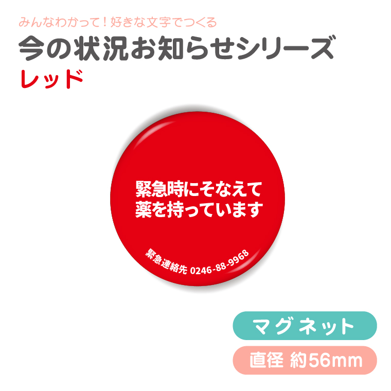 名前 名入れ 好きな文字でつくる 今の状況 お知らせ 缶バッジ or キーホルダー or マグネット ( えらべるデザイン ) |  | 03