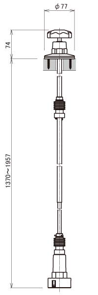 水抜き栓遠隔開閉器　R-MY　MT-2用　ユニバーサル型