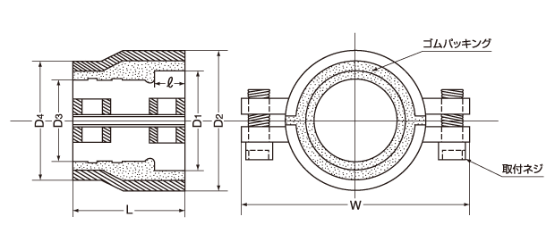 圧着ソケット 鋼管用 兼用型(継手部・直管部)S100A 児玉工業 配管の 