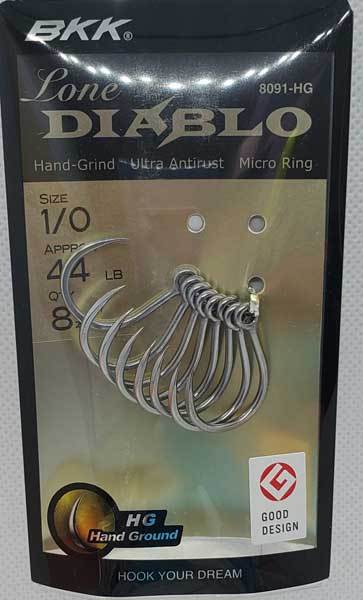 BKK Lone Diablo Inline Hook 8091-5X-HG 9/0, 12,99 € - Fishaholic