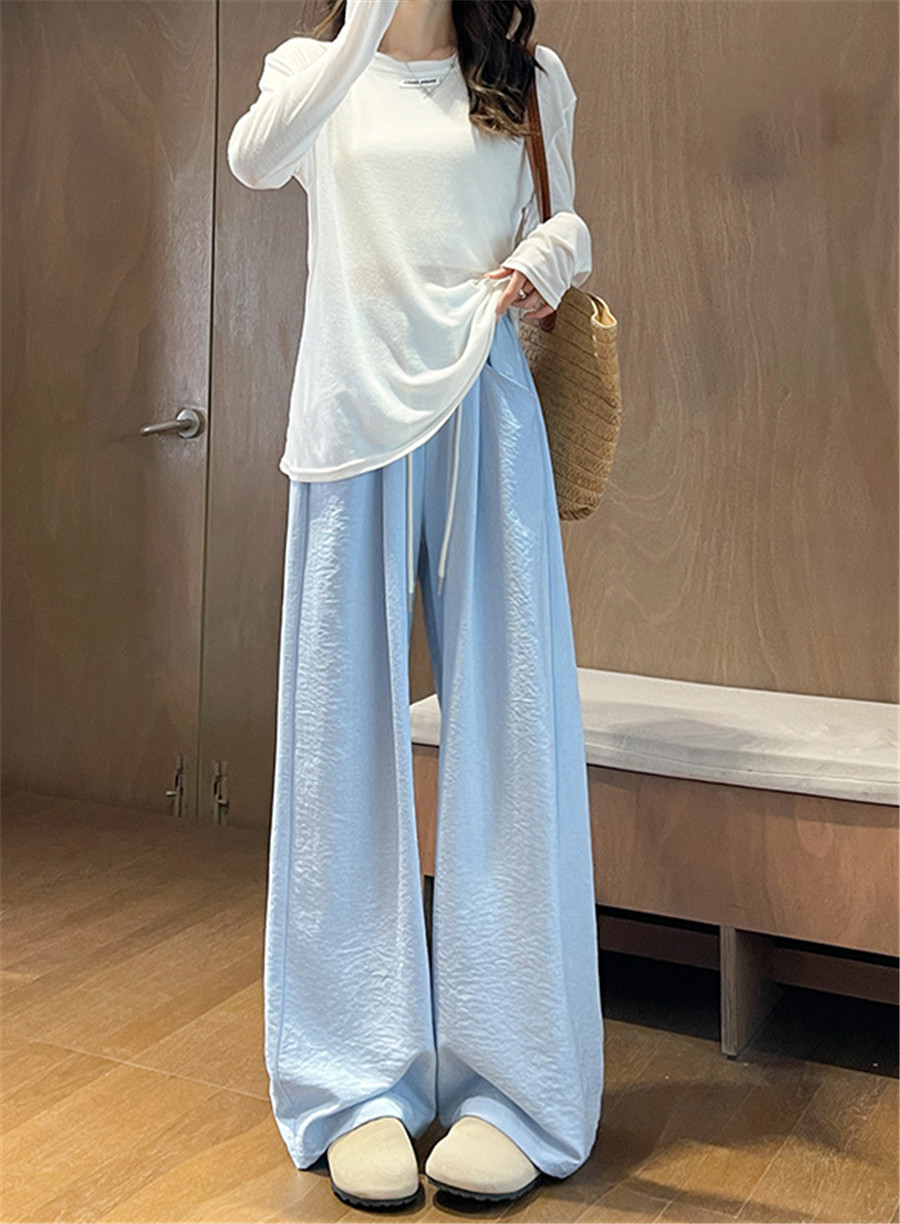 2点ご購入で200円OFF』涼感ワイドパンツ レディース スウェット