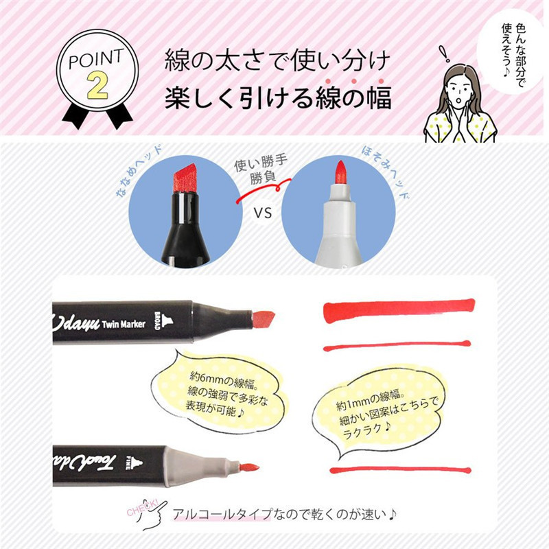 イラストマーカー マーカーペン コピックスケッチ PEN 2種類10個まとめ