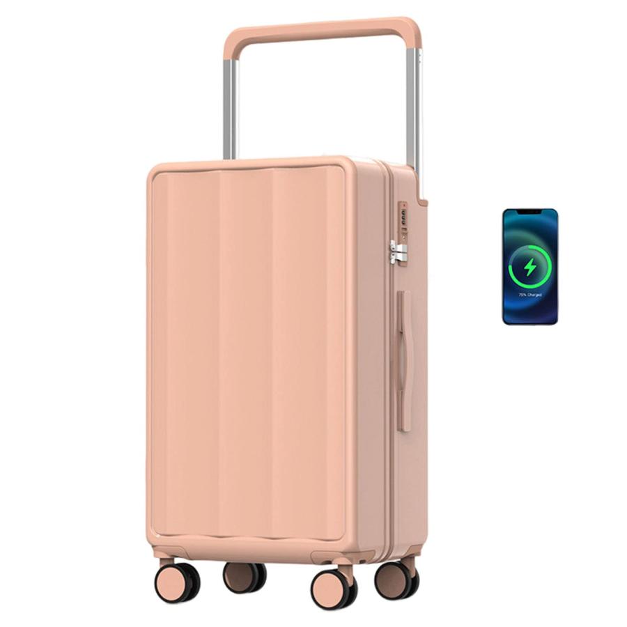 スーツケース キャリーバッグ キャリーケース 機内持込 USB ポート付き