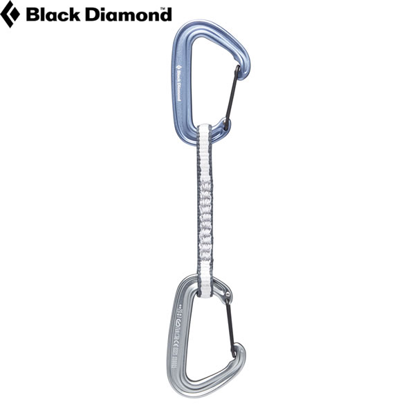 売店 <br>Black Diamond ブラックダイヤモンド ホットフォージハイブリッド クイックドロー 12cm ブルー BD10310 登はん具  カラビナ 登山 クライミング用品