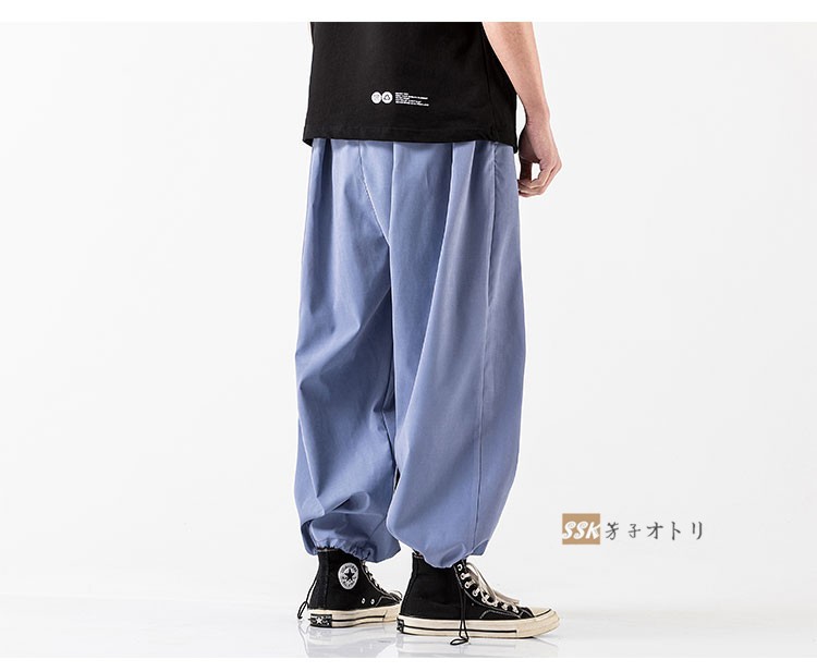 サルエルパンツ メンズ 夏ズボン ゆったり 涼しいズボン 夏 夏物 ボトムス ワイドパンツ イージーパンツ Ssk 芳子オトリ 通販 Yahoo ショッピング
