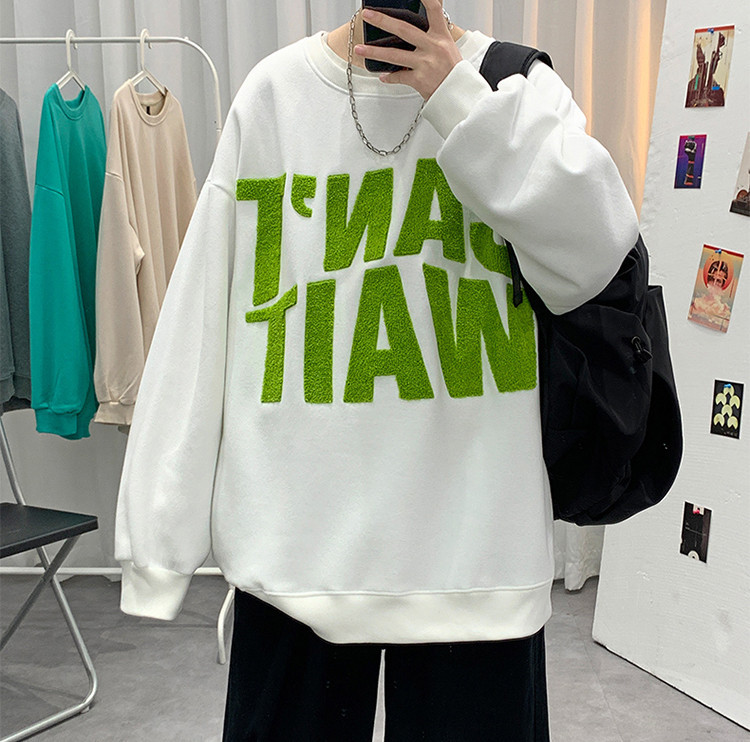 正式的 トレーナー メンズ 韓国 長袖 スウェットシャツ クルーネック プルオーバー ゆったり 春服 英字 おしゃれ トップス Simbcity Net