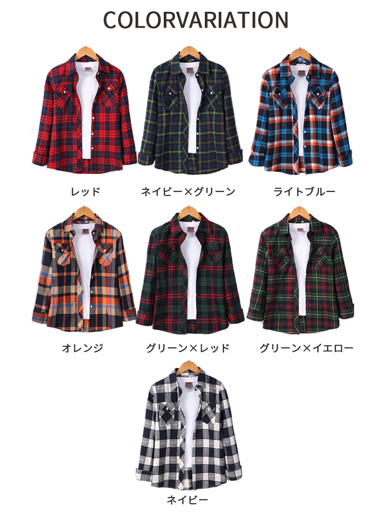 ジョンブル レディース Johnbul ネルシャツ as851 チェックシャツ フランネルシャツ トップス 長袖 コットン 赤 ブラウス おしゃれ Johnbull ジョンブル レディース Johnbul ネルシャツ as851