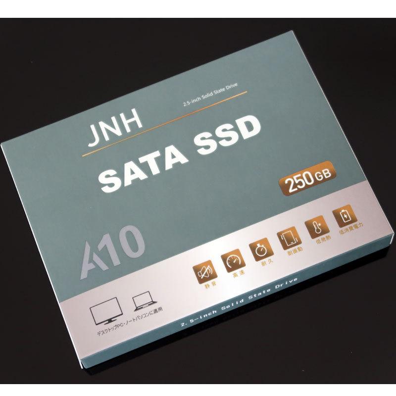 JNH JNH SSD 250GB 内蔵型 2.5インチ 3D NAND SATAIII R:550MB/s、W