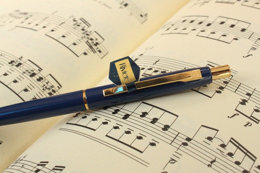 Platinum プラチナ シャープペンシル Riviere ブルー : 吉野屋商店