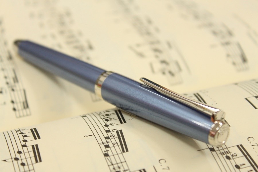 PILOT（パイロット） 万年筆 エラボー ELABO 黄銅(真鍮) ライトブルー