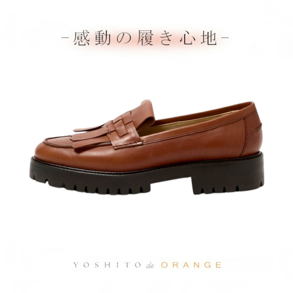YOSHITO（ヨシト） ローファー スリッポン OR2706 ブラック ブラウン