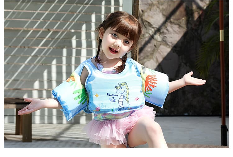 子供用浮力ベストアームリング 付きキッズ 浮き...の詳細画像3
