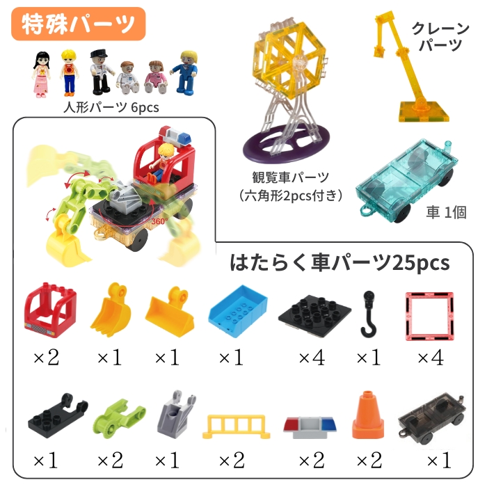kebo 知育玩具 おもちゃ 磁石ブロック ビー玉転がし 積み木 恐竜