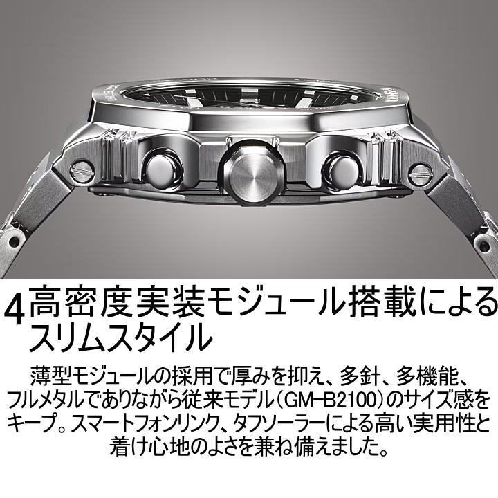 未使用品】カシオG-SHOCK/GMCーB2100Dー1AJFフルメタルシルバー GMC-B2100D-1AJF | CASIO
