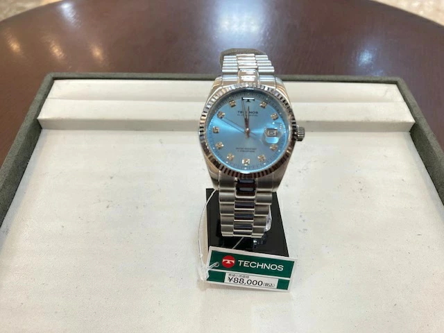 新品未使用品 TECHNOS 腕時計 T9A25SN 腕時計 クォーツ テクノス ネイビー シルバー 10気圧防水 札幌市 白石区 東札幌 TECHNOS（テクノス） グランドマスタースポーツ ネイビー T9A25SN