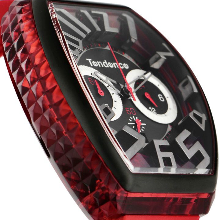 Tendence テンデンス 腕時計 PIRAMIDE TY860002 ピラミッド レッド