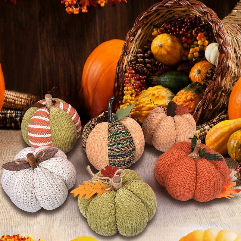 ハロウィン飾り かぼちゃ飾り DIY ハロウィーン 6点セット 置物 装飾用