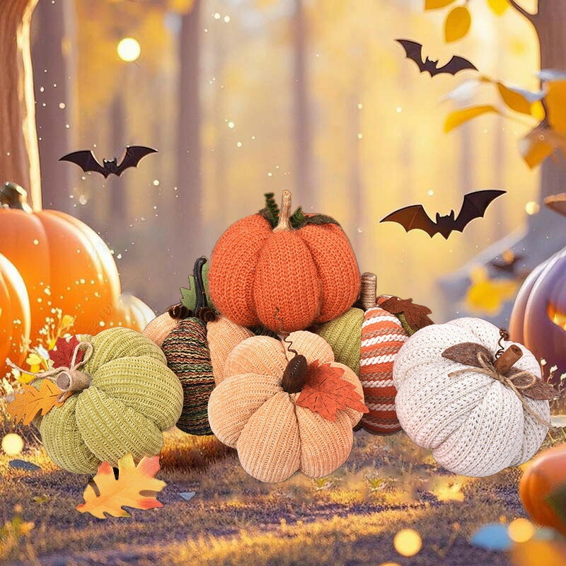 ハロウィン飾り かぼちゃ飾り DIY ハロウィーン 6点セット 置物 装飾用