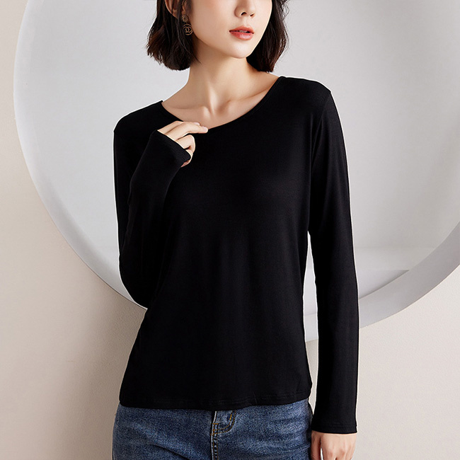 549 ストレッチインナーシャツ ブラック レディース サイズ1 新品！