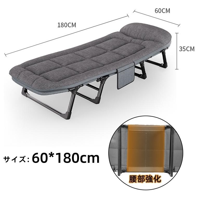 02折りたたみベッドアウトドアベッド持ち運び可能枕内蔵キャンプベッド 折りたたみベッド 簡易ベッド 携帯ベッド アウトドアベッド キャンプ
