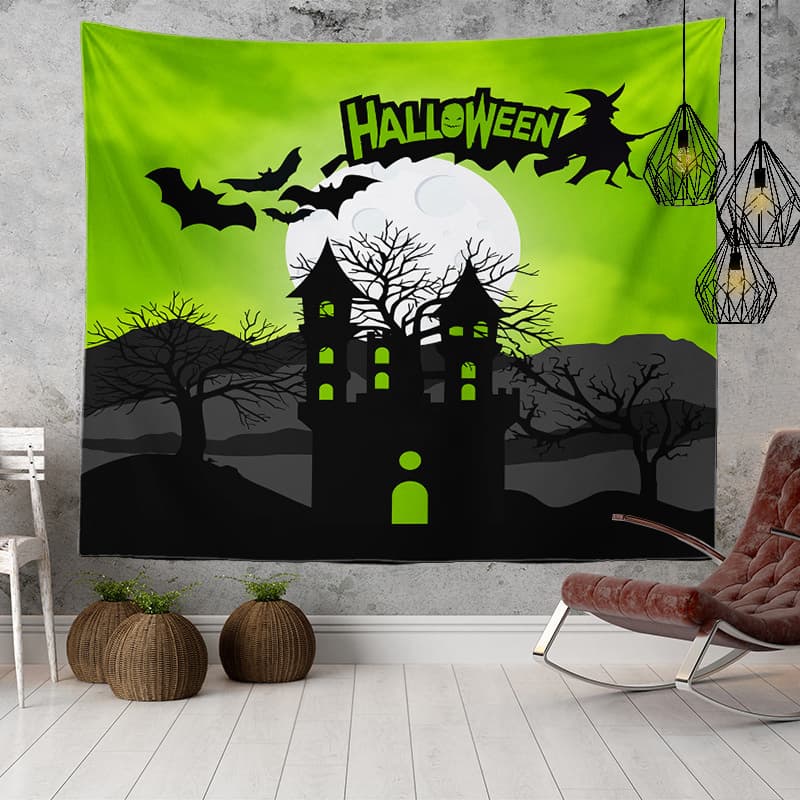 ハロウィン タペストリー 壁飾り 壁掛け ハロウィン飾り カボチャ 月