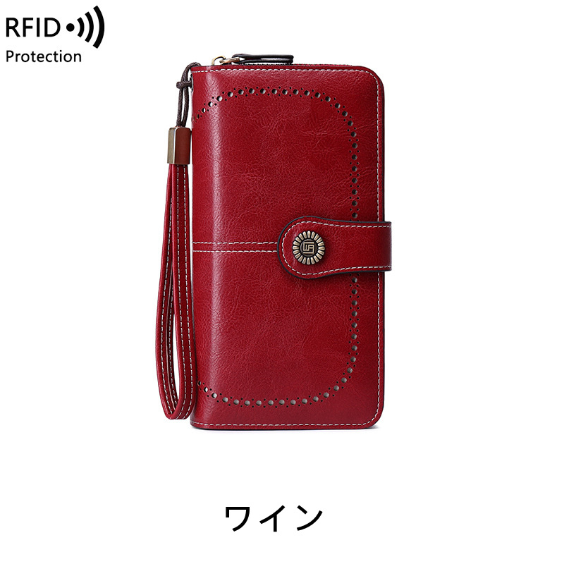 2024新入荷財布カードケース 長財布 レディース大容量 大きく開く 多機能 スキミング防止 財布 おしゃれ クレジットカード 磁気防止 RFID｜yosikawa｜04