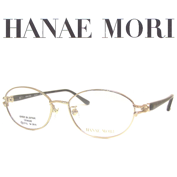 ハナエモリ HANAE MORI ハナエモリ メガネフレーム HM2112 COL-BK SIZE-52