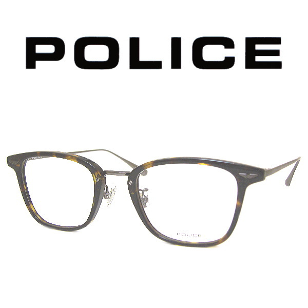 POLICE ポリス メガネフレーム VPLQ54J COL-0710 SIZE-49 メンズ