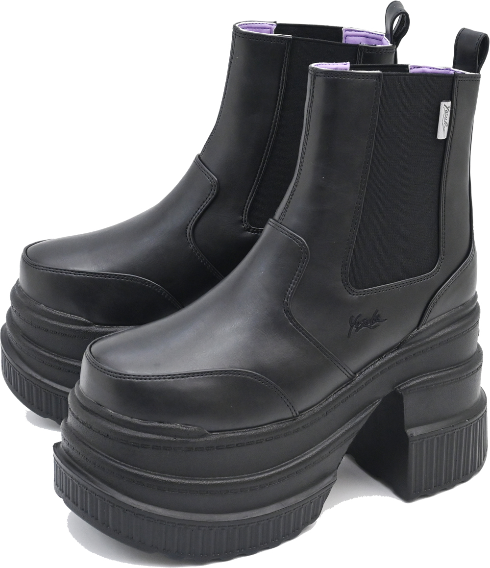 YOSUKE（ヨースケ） 厚底ブーツ レディース サイドゴアブーツ ショート