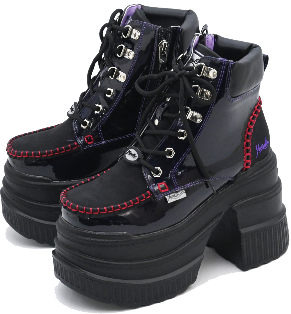 YOSUKE（ヨースケ） 厚底ブーツ レディース レースアップブーツ