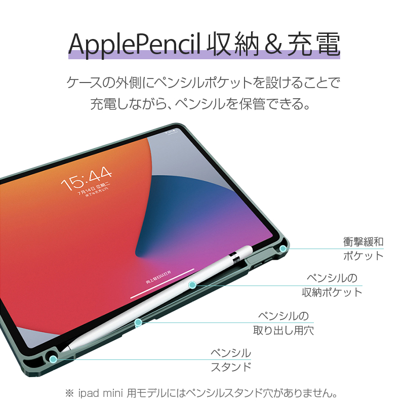 iPad Pro 12.9インチ 第4/5/6世代 Pro11インチ 第2/3/4世代 iPad Air 10.9インチ 第4/5世代 iPad  10.2インチ 第7/8/9世代 iPad mini6