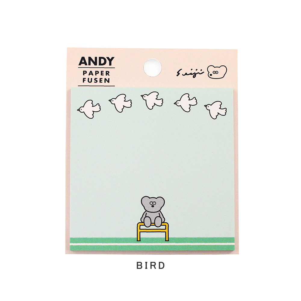 ANDY ふせん 付箋紙 メモ帳 電話メモ ノート ねずみのANDY 松本