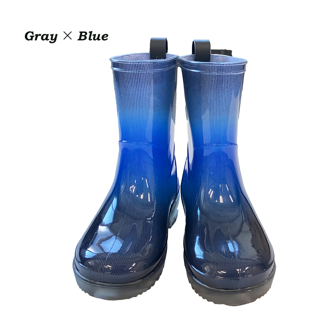 光るレインシューズ 子供用 長靴 レインブーツ 雨靴 パープル ピンク