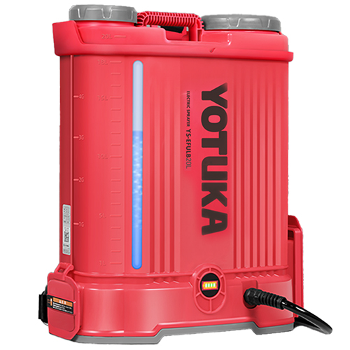 特売　5種の噴射口 ノズル付電動噴霧器　背負式 20L 充電式 動噴 静音 電動噴霧器 充電式 ノズル5種付！ 電動式 背負い式 20L /農薬