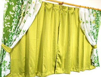 カーテン 遮光 4枚組 安い おしゃれ 激安 北欧 デザインレース 洗濯機で洗える フック付き タッ...