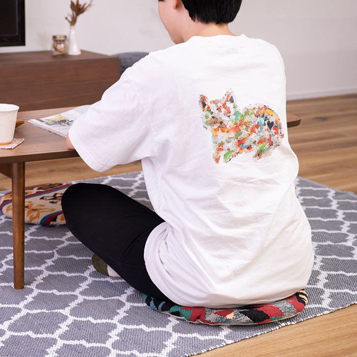 クッション 円形 38cm シートクッション 座布団 イス用クッション