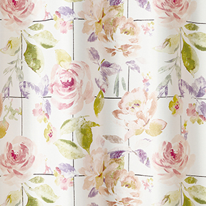 デザインカーテン 洗える 遮光 DISNEY ディズニー MICKEY Rose grid かわいい おしゃれ ミッキー 既製サイズ 約幅100×丈178cm ローズグリッド (S)｜youai｜02