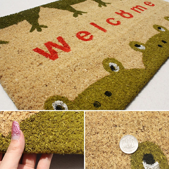 ココヤシ 玄関マット　カエル(Y)17-009