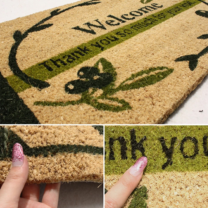 ココヤシ 玄関マット　オリーブ(Y)17-001