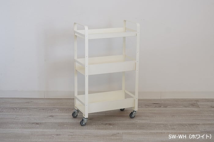 Amazon.co.jp: 無印良品 スチールパイプ ワゴンラック 3段 収納 幅49.5