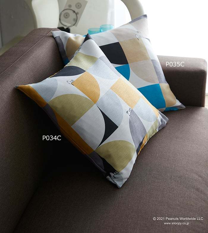 PEANUTS キャラクター スヌーピー デザイン おしゃれ クッションカバー