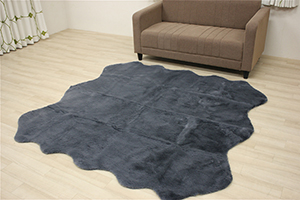 ムートンラグ ムートンフリース フェイクファー ふわふわラグ 約180